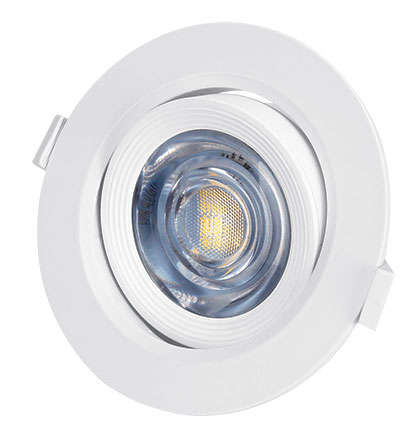 100-240AC 10W Warm White Adj. LED Downlight Diameter 120mm