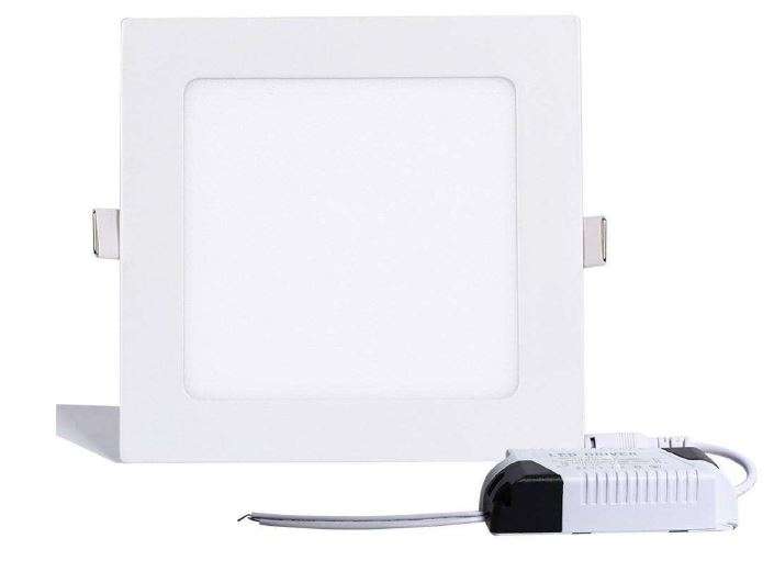18W 85-265V 220x220mm Square LED Down Light 6000K