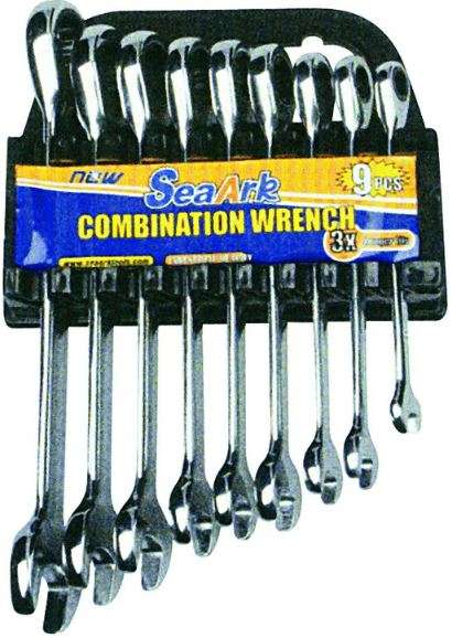 9Pc Ratchet Wrench Set