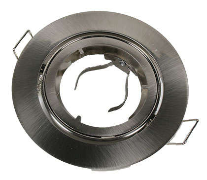 Satin Nickel Zinc Alloy Adjustable Downlight