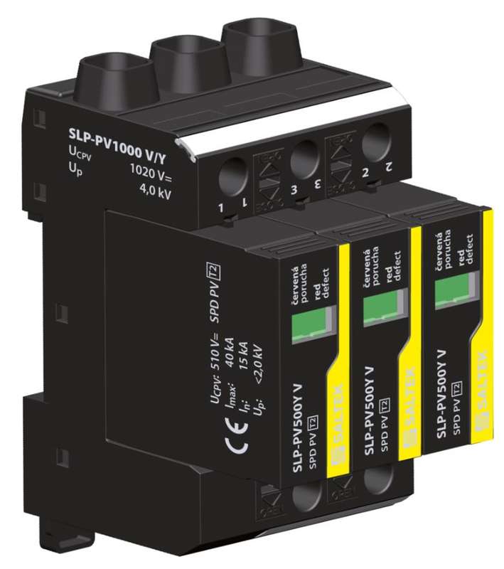 3P 1000VDC 40kA 8/20 SURGE ARRESTOR FOR PHOTOVOLTAIC