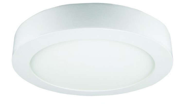 85-265VAC 12W Warm White, Round, Surface Mount LED 170x35mm