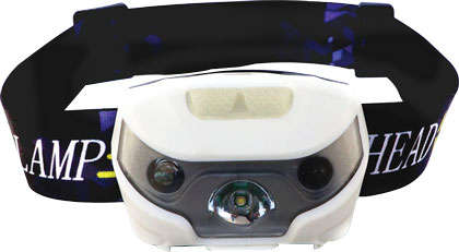 3W USB LED Headlamp C/W On/Off Wave Sensing,  1200MAh