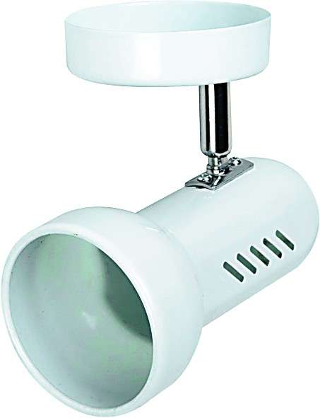 White 60W E27 Max Single Spot Ceiling Lamp