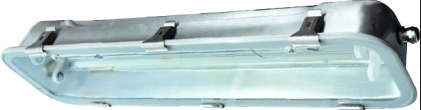 Fluorescent Fitting S/Steel 2x36W 4Ft IP65 240V Elec Ballast