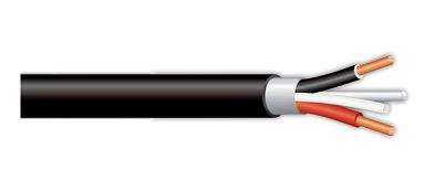 1.5mm x 4 CORE + E SURFIX BLACK /5M