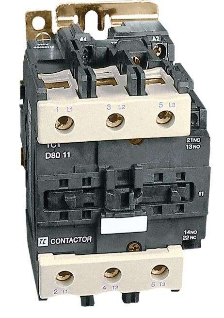 37kW 400V 80A 3P CONTACTOR 1NO+1NC 415VAC COIL