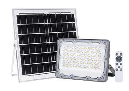 SOLAR 60W LED FLOODLIGHT C/W 10W PV PAN 3.2V/10AH BAT&REMOTE