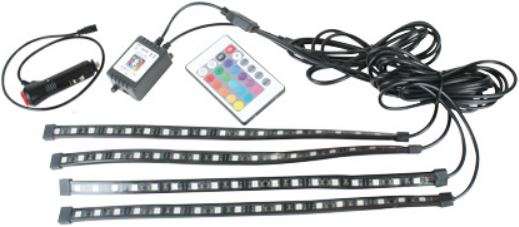 12VDC LED DASH LIGHTING KIT C/W CIGARETTE LIGHTER ADAPTOR