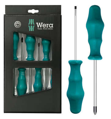 6 Piece Classic Black Point Screwdriver Display Set