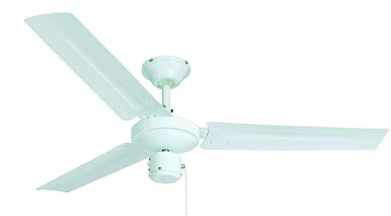230V CEILING FAN REVERSIBLE 3 STEEL BLADES