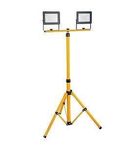 2x20W LED Floodlight +Stand 2000x295mm 6400K Daylight