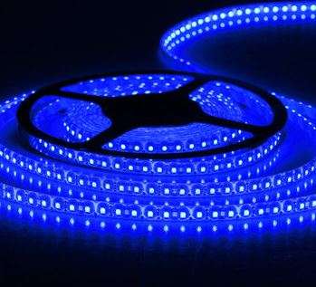 12VDC 60/M LED Blue Flex White Strip W/Proof IP68 /5M