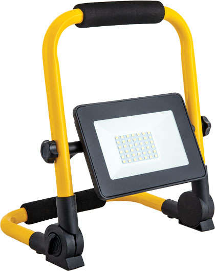 85/265VAC 30W Cool White LED Flood Light C/W Stand IP65