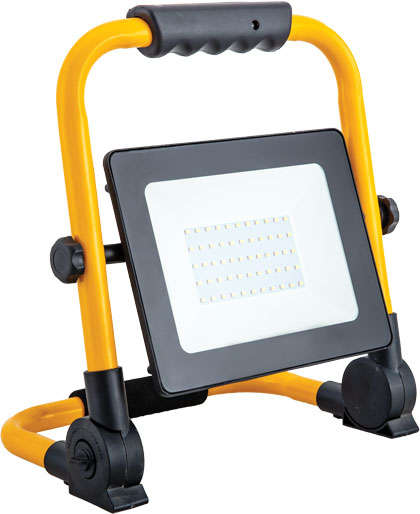 85/265VAC 50W Cool White LED Flood Light C/W Stand IP65