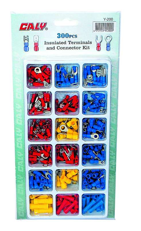 300 Pcs Mixed Insulated Lugs