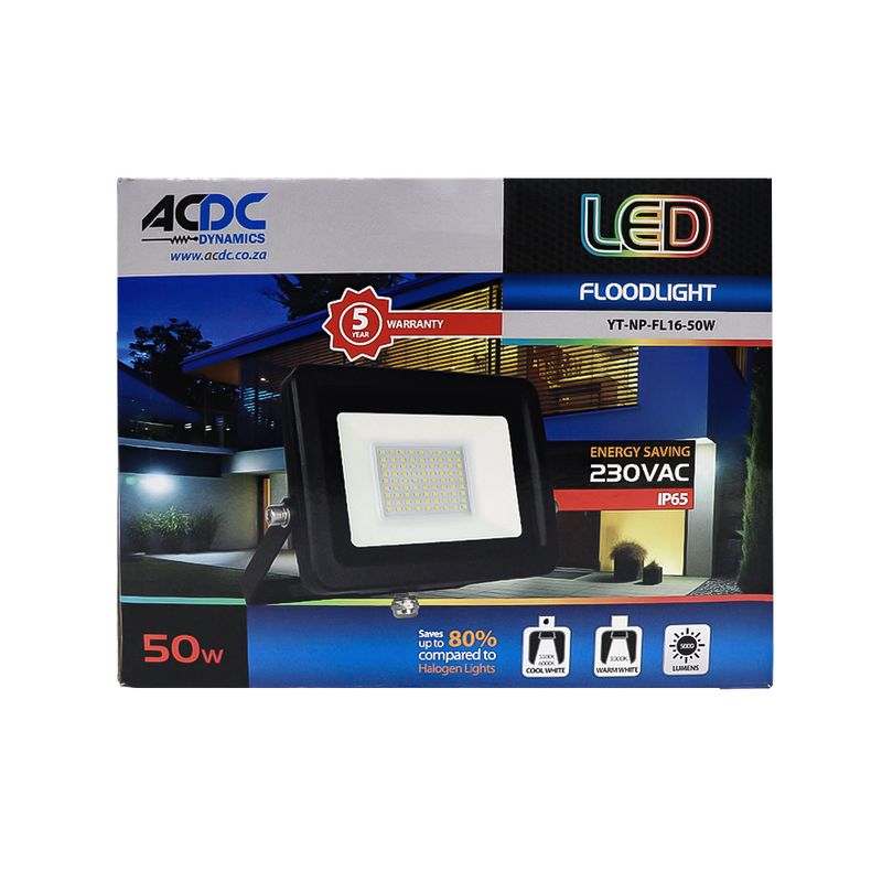 230VAC 50W LED Cool White Sky 2.0 LED Flood IP65