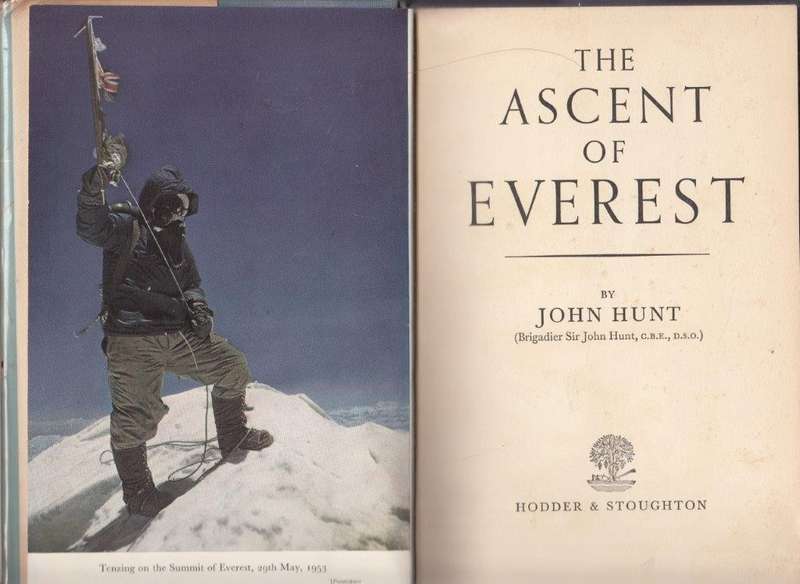 The Ascent of Everest (First Edition, Hardcover) - Hunt, John