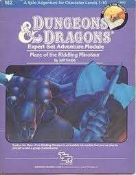 Maze of the Riddling Minotaur (Dungeons & Dragons Expert Set Adventure Module, No. M2) - Grubb, Jeff