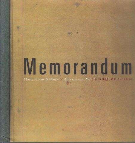 Memorandum - 'n Verhaal Met Skilderye - van Niekerk, Marlene