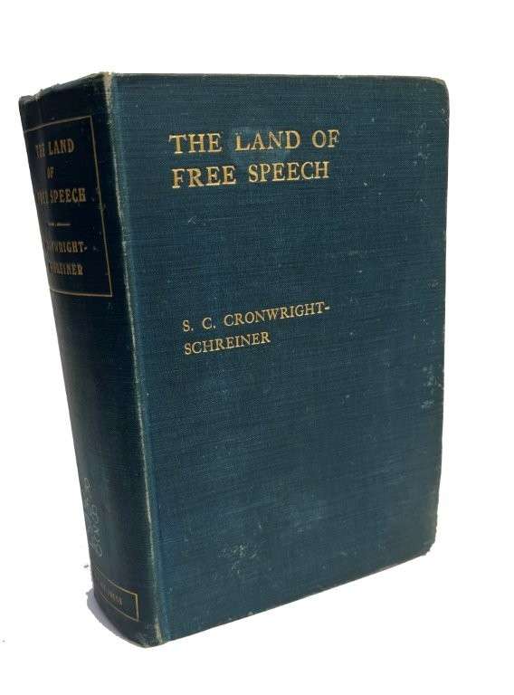 The Land of Free Speech: Record of a Campaign on Behalf of Peace in England and Scotland 1900 (Hardc