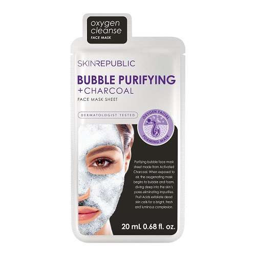 Bubble Purifying & Charcoal Face Mask Sheet