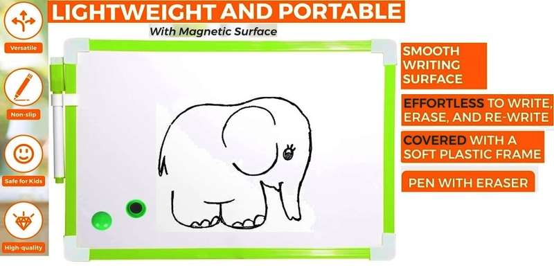 Brainware A4 Magnetic Whiteboard Green