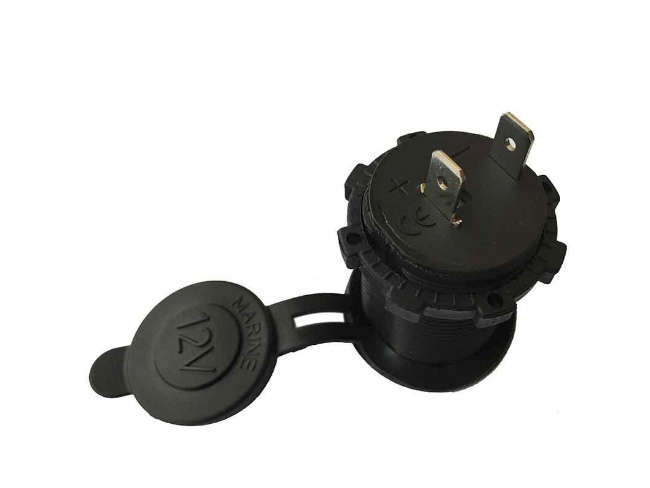 Waterproof 12v Plug for Marine or Motorcycle