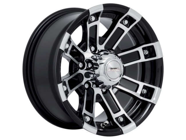 16" A-Line Lynx 5/150 Black Machined Face Alloy Wheels