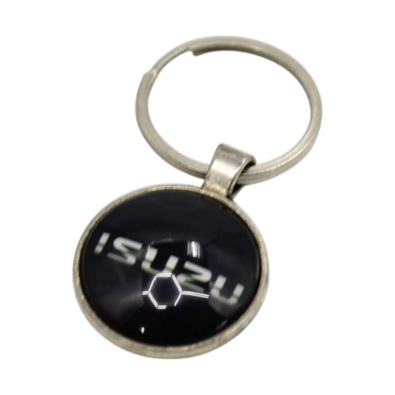 Vehicle Keyring with 3D Logo Badge - Isuzu