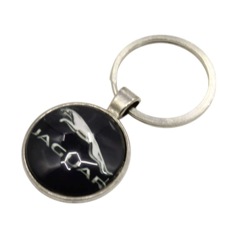 Vehicle Keyring with 3D Logo Badge - Jaguar