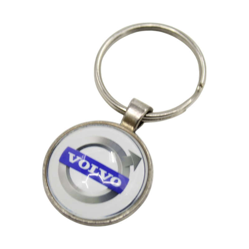 Vehicle Keyring with 3D Logo Badge - Volvo