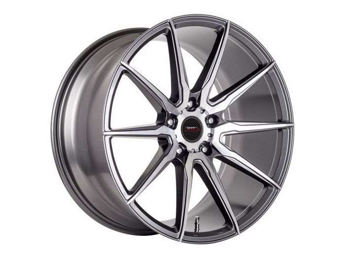 19" A-Line Baltic 5/120 Gunmetal Machined Face Alloy Wheels