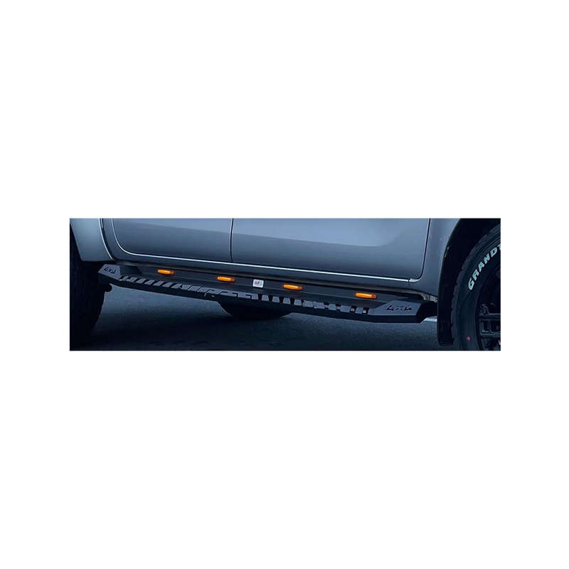 AR-Line Side Step with 4 LED Lights for Nissan Navara
