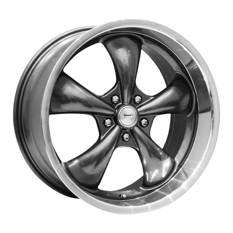20" A-Line Viper 5/120 Gunmetal Machine Lip Alloy Wheels