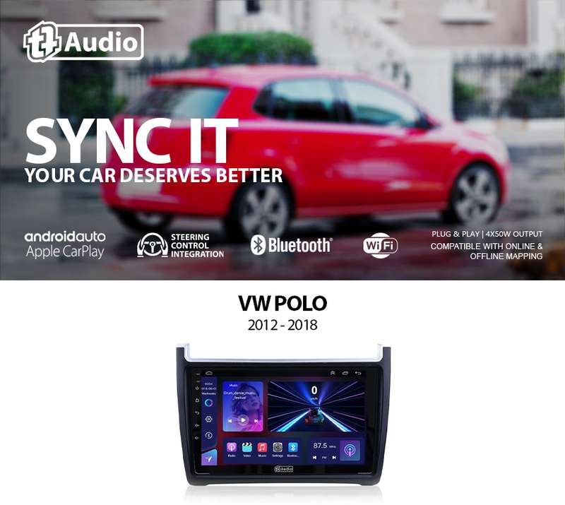 TT Audio 9" replacement radio for VW Polo 2012 - 2018 (MID SPEC)