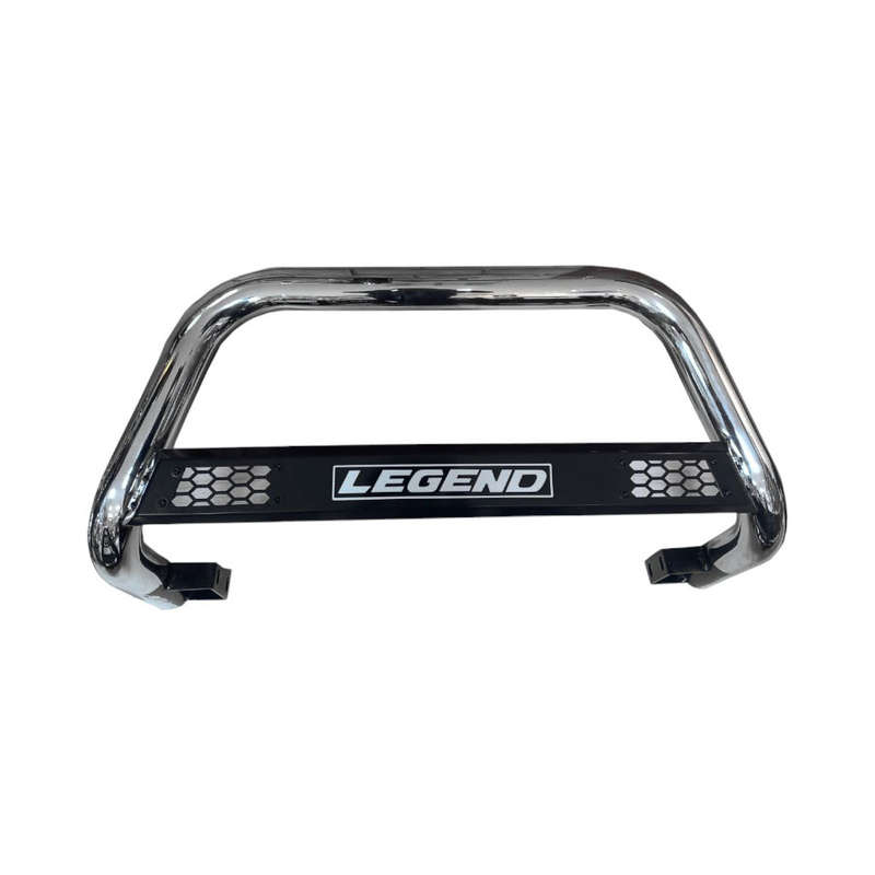 Chrome Nudgebar for Toyota Hilux 2015+ Legend 50 with Mesh Grille Guard