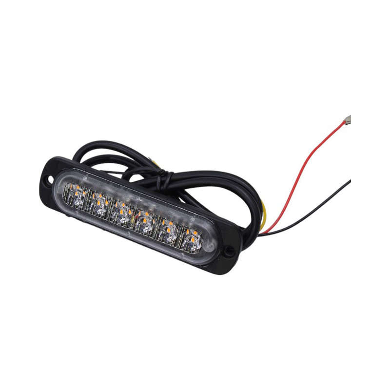 Universal Body/Grille Mount Amber Strobe Lamp (11 x 2.5cm)