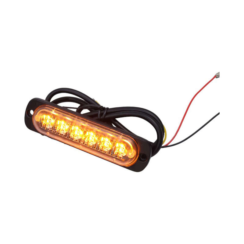 Universal Body/Grille Mount Amber Strobe Lamp (11 x 2.5cm)