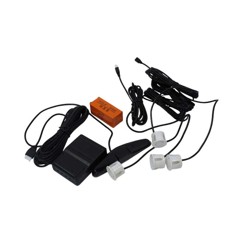 Tomawhok Parking Distance Warning System with White Sensors