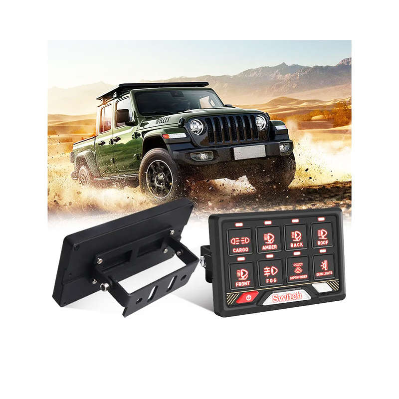 Multi-Function 8 Key Waterproof Switch Panel for ATGV/UTV Off Road Vehicles