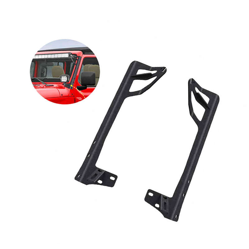 Windshield Mounting Frame Bracket for LED Light Bar &amp; Cubes for Jeep