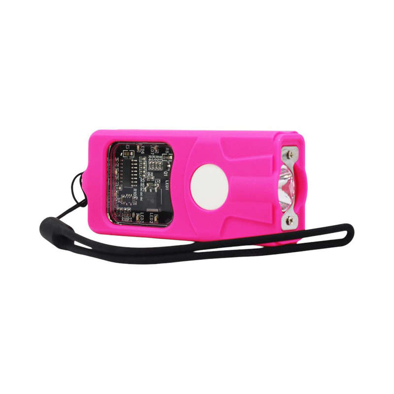Pocket Size High Voltage Anti-mugging Taser Stun Gun (Pink)