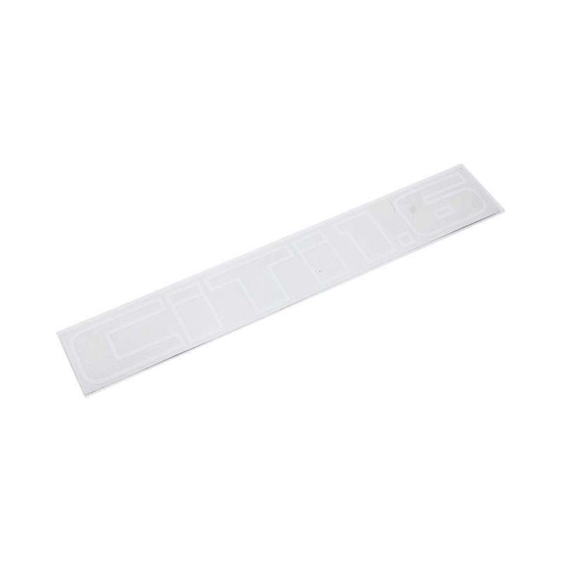 VW Citi 1.6 White Vinyl Sticker - 26x4cm