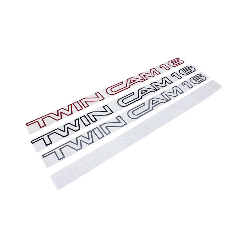 Toyota Twincam 16v Windscreen Vinyl Sticker - 80x6cm (Red)