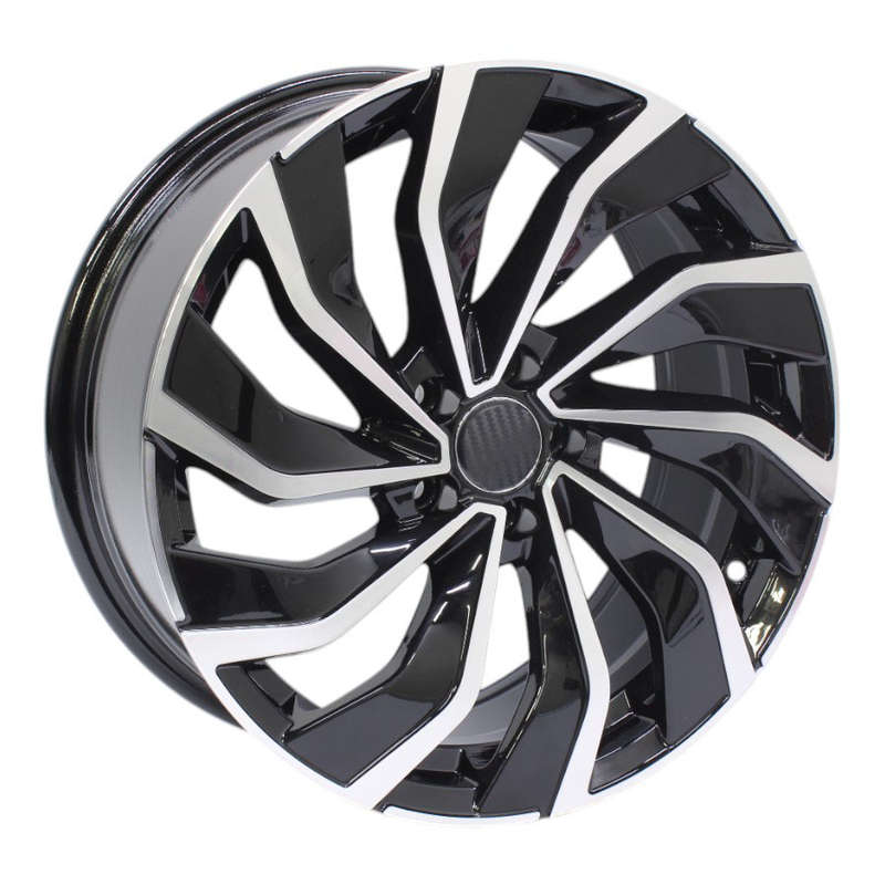 17" SSQ SS580 5/100 Black Machine Face Alloy Wheels