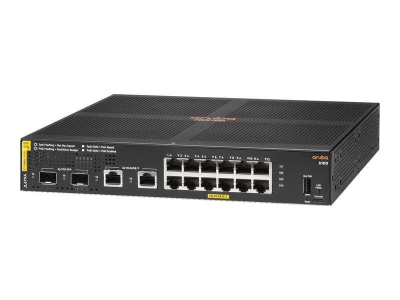 HPE ARUBA NETWORKING 6100 12G CL4 2SFP