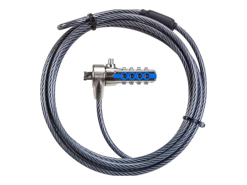 TARGUS DEFCON T-LOCK RESETTABLE COMBINATION CABLE LOCK