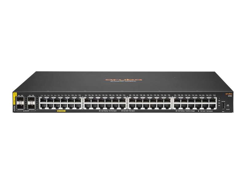 HPE ARUBA 6100 48G 4SFP MANAGED SWITCH