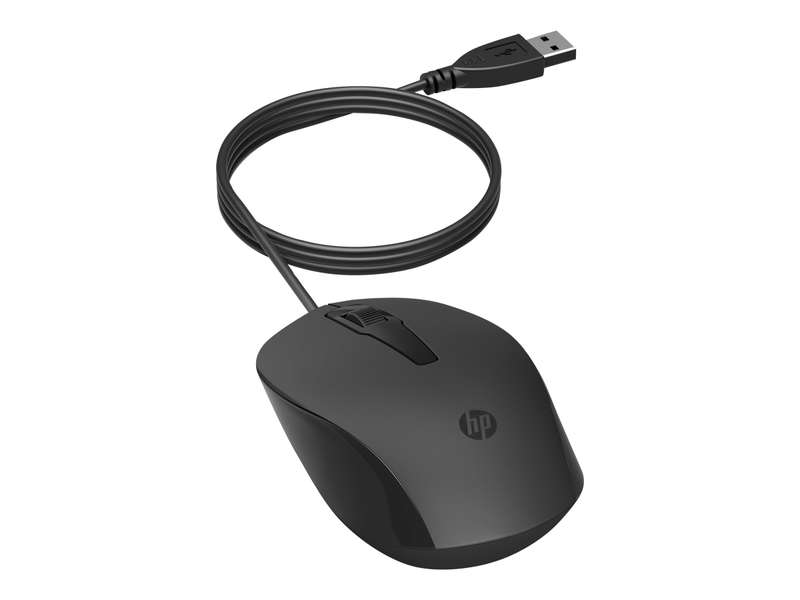 HP 150 WIRED MOUSE OPTICAL BLACK